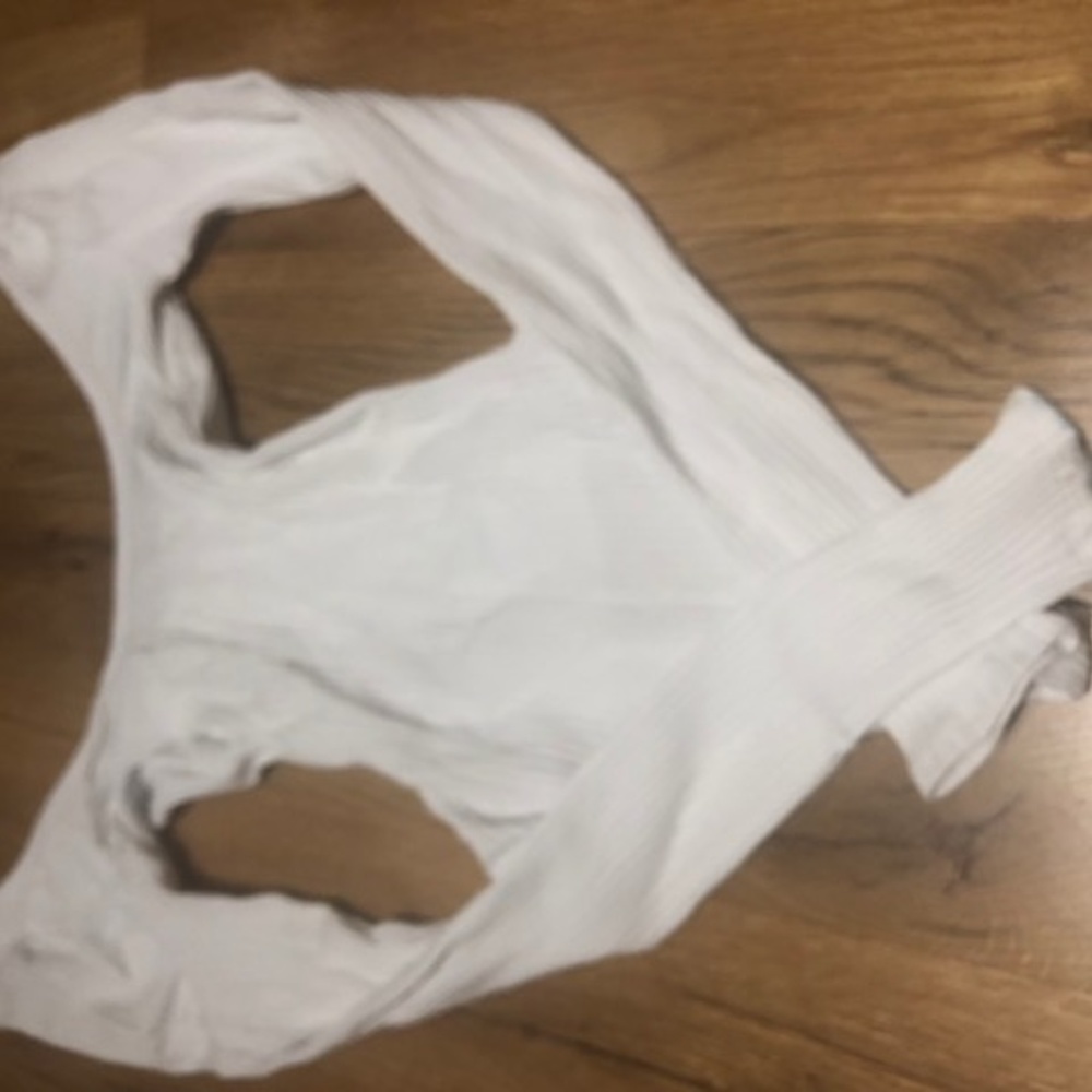 White wilfred free long sleeve bodysuit